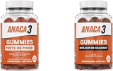 ANACA 3 - Gummies Perte De Poids - Complément Alimentaire Sans Sucres - Programme Perte de Poids 30 Jours - 60 Gummies & Gummies Brûleur De Graisses - Programme 30 Jours - 60 Gummies