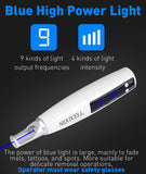 NEATCELL Rechargeable Blue Light Remover Pen, Electronic Face Skin Scar Removal Pens Repairing Beauty Machine for Dark Spots